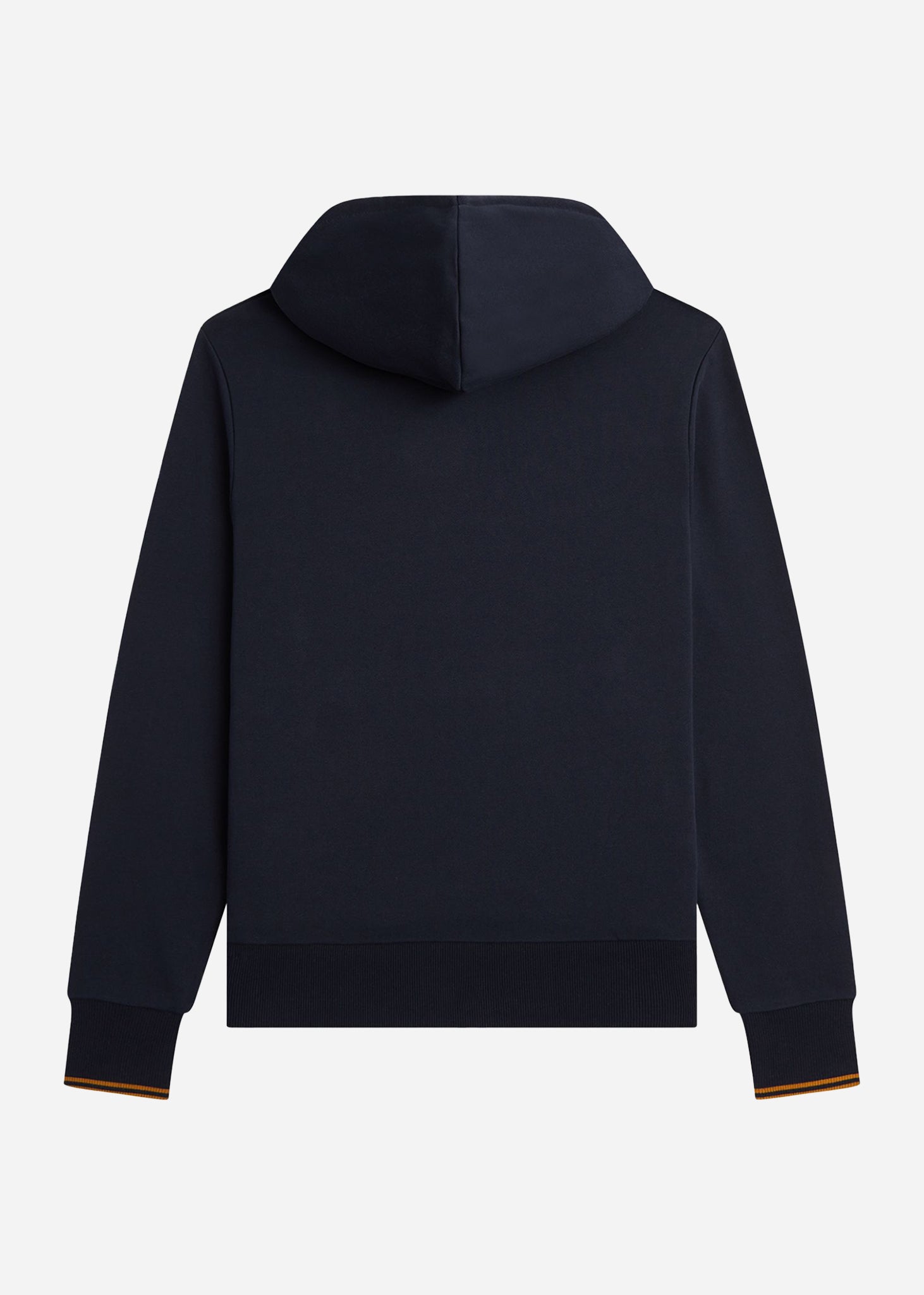 Fred Perry Hoodies  Tipped hooded sweatshirt - navy dark caramel 