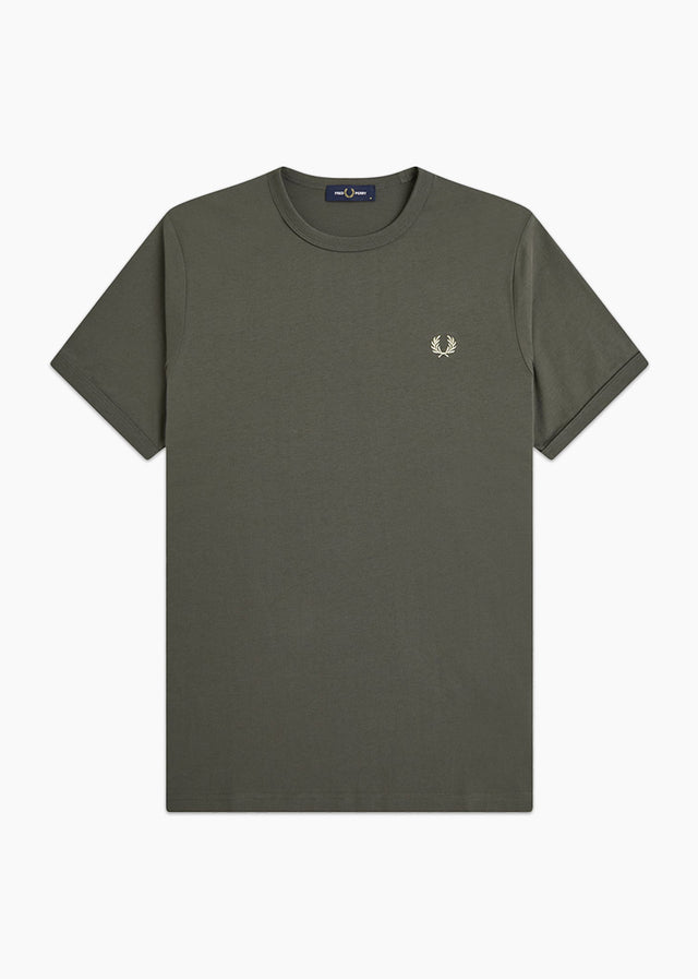 Fred Perry T-Shirts Ringer t-shirt - field green
