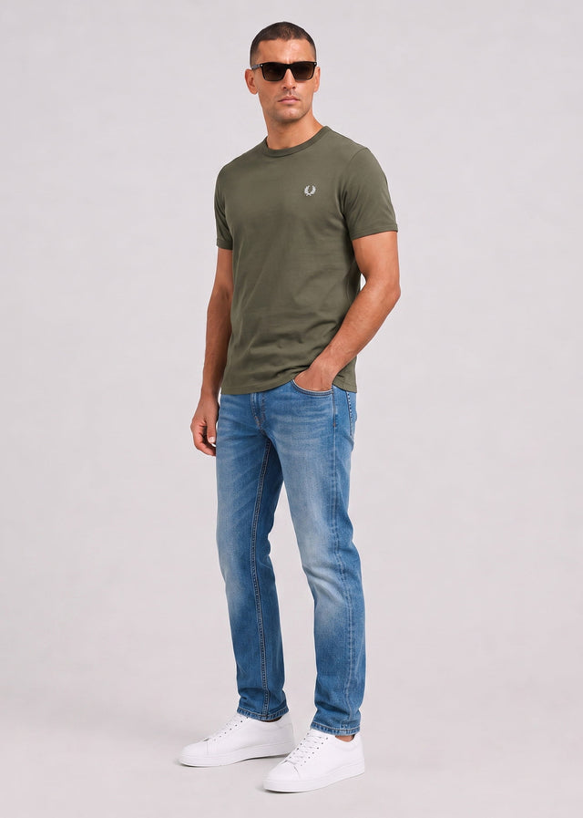 Fred Perry T-Shirts Ringer t-shirt - field green