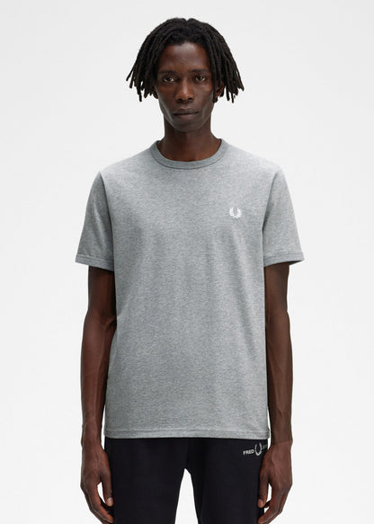 Fred Perry T-shirts  Ringer t-shirt - steel marl 