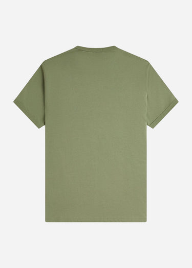 Fred Perry T-shirts Ringer t-shirt - olive mint