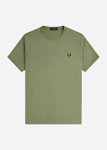 Fred Perry T-shirts Ringer t-shirt - olive mint