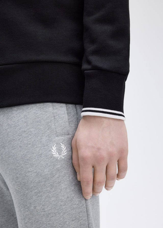 Fred Perry Pullover Half zip sweat-shirt - black