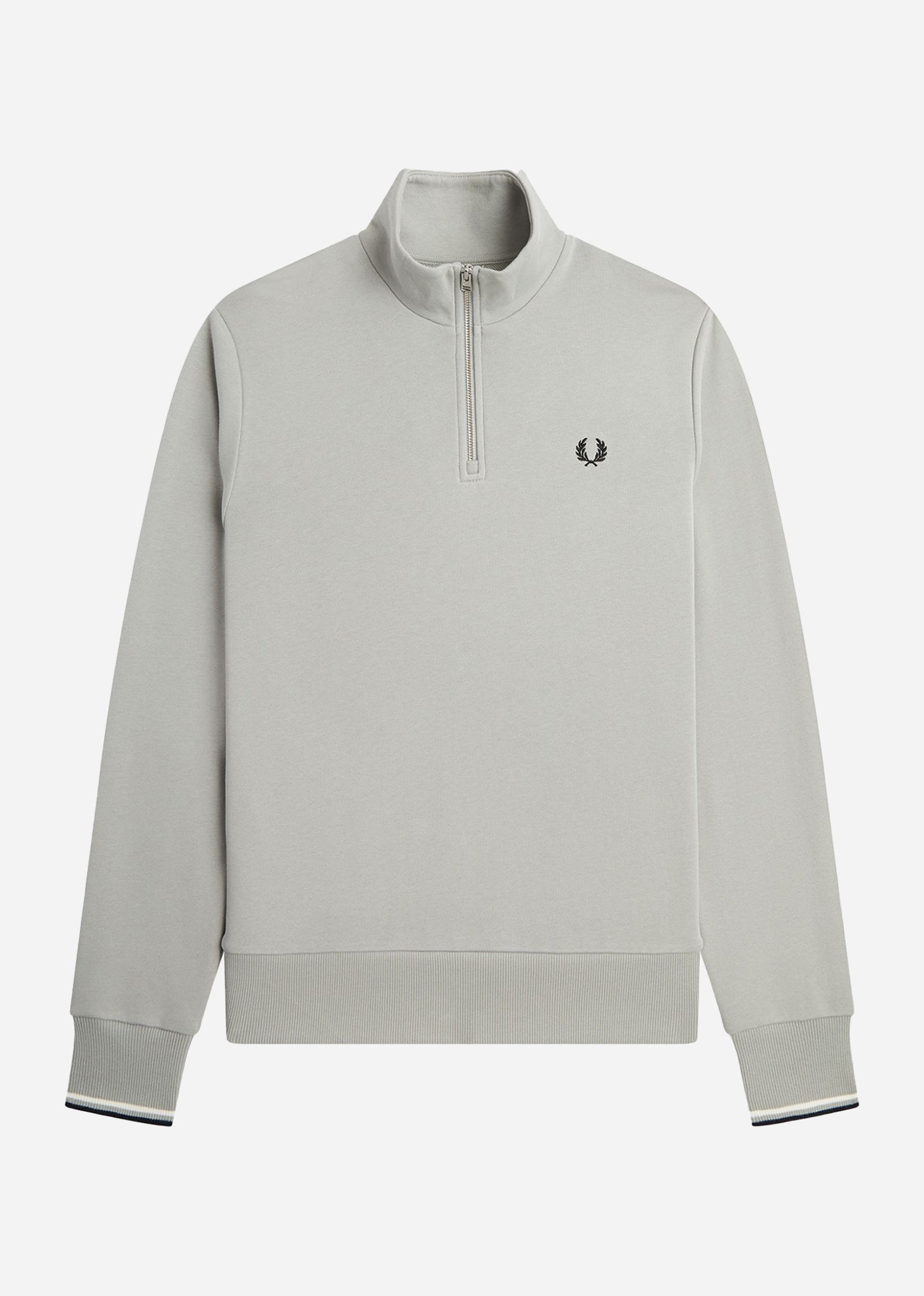 Fred Perry Truien  Half zip sweatshirt - limestone 