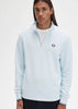 Fred Perry Truien  Half zip sweatshirt - light ice 