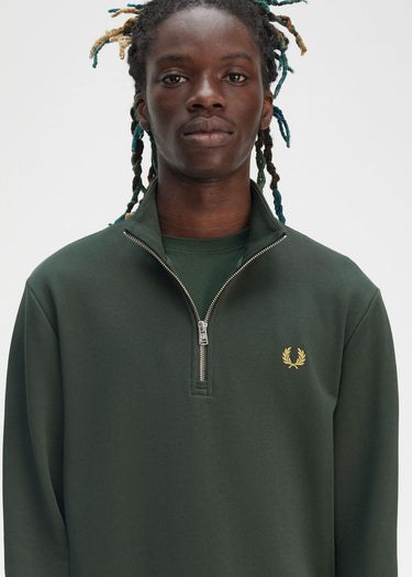Fred Perry Truien Half zip sweat-shirt - court green