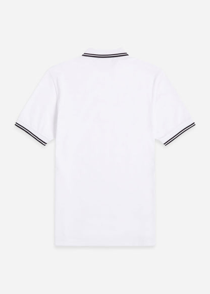 Fred Perry Polo's Twin tipped fred perry polo shirt- white