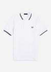 Fred Perry Polo's Twin tipped fred perry polo shirt- white