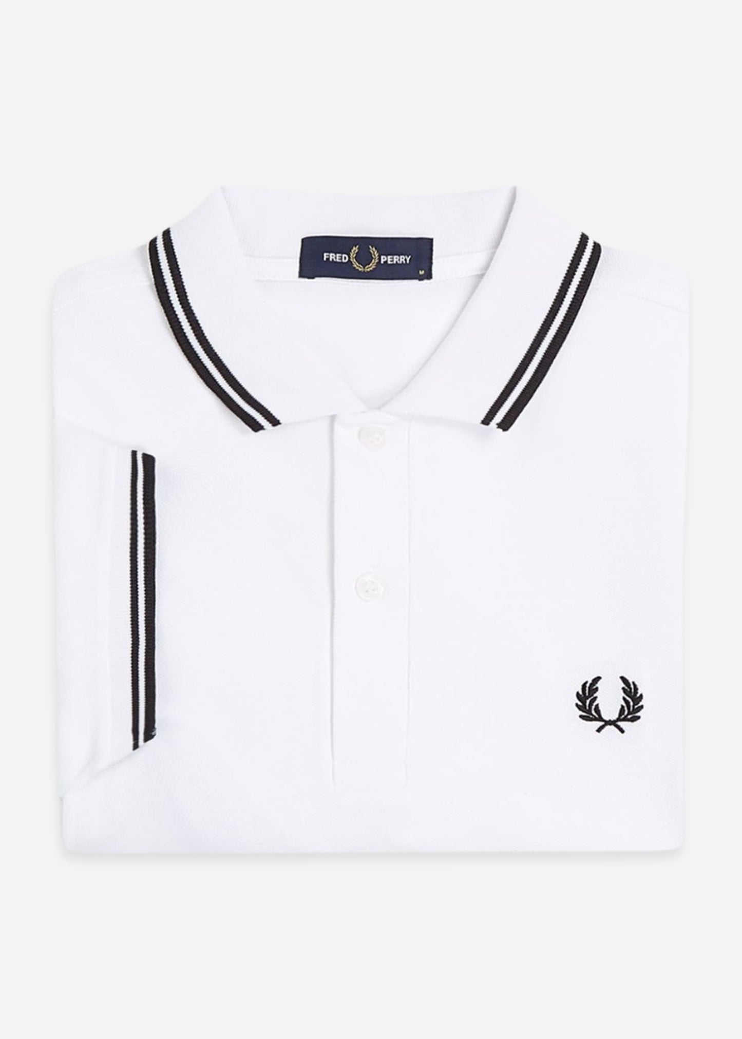 Fred Perry Polo's Twin tipped fred perry polo shirt- white