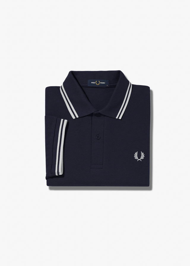 Fred Perry Poloshirts  Twin tipped Fred Perry shirt - navy white 