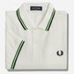 Fred Perry Polo's  Twin tipped fred perry shirt - ecru fp green navy 