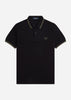 Fred Perry Polo's  Twin tipped fred perry shirt - black field green 