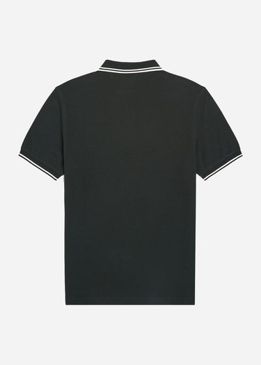 Fred Perry Polo's  Twin tipped fred perry shirt - night green snow white snow white 