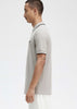 Fred Perry Polo's  Twin tipped fred perry shirt - limestone ecru black 