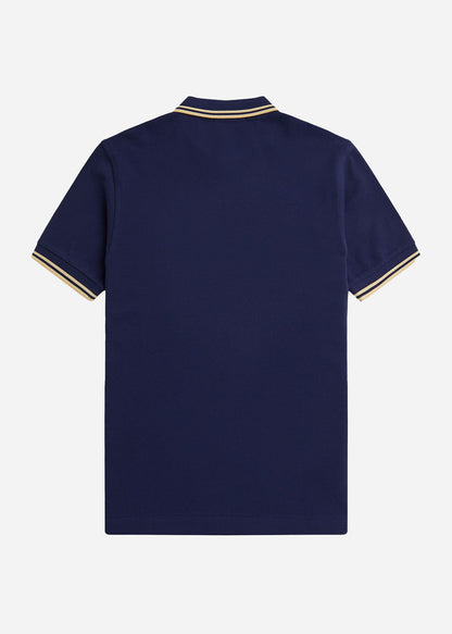 Fred Perry Polo's  Twin tipped Fred Perry shirt - french navy ice cream 