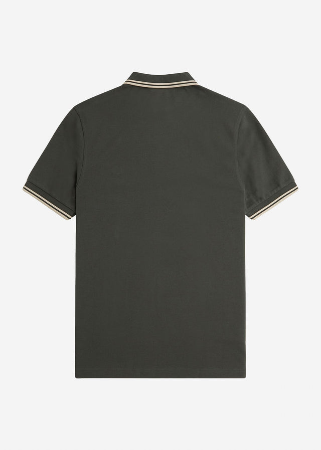 Fred Perry Poloshirts  Twin tipped fred perry shirt - field green oatmeal 