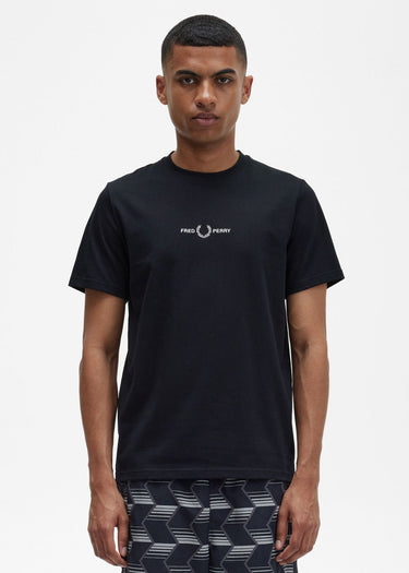 Fred Perry T-shirts  Embroidered t-shirt - black 