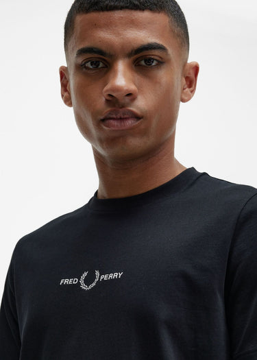 Fred Perry T-shirts  Embroidered t-shirt - black 