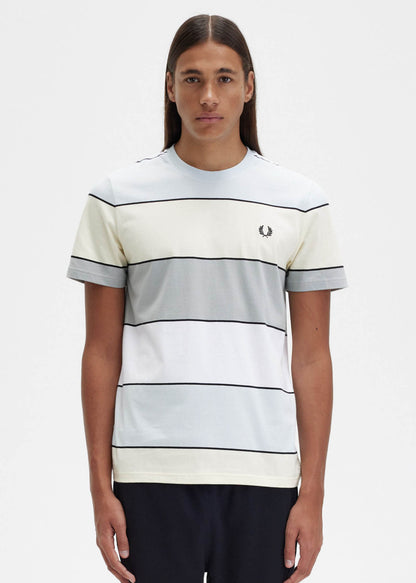 Fred Perry T-shirts  Bold stripe t-shirt - ice cream 