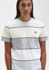 Fred Perry T-shirts  Bold stripe t-shirt - ice cream 