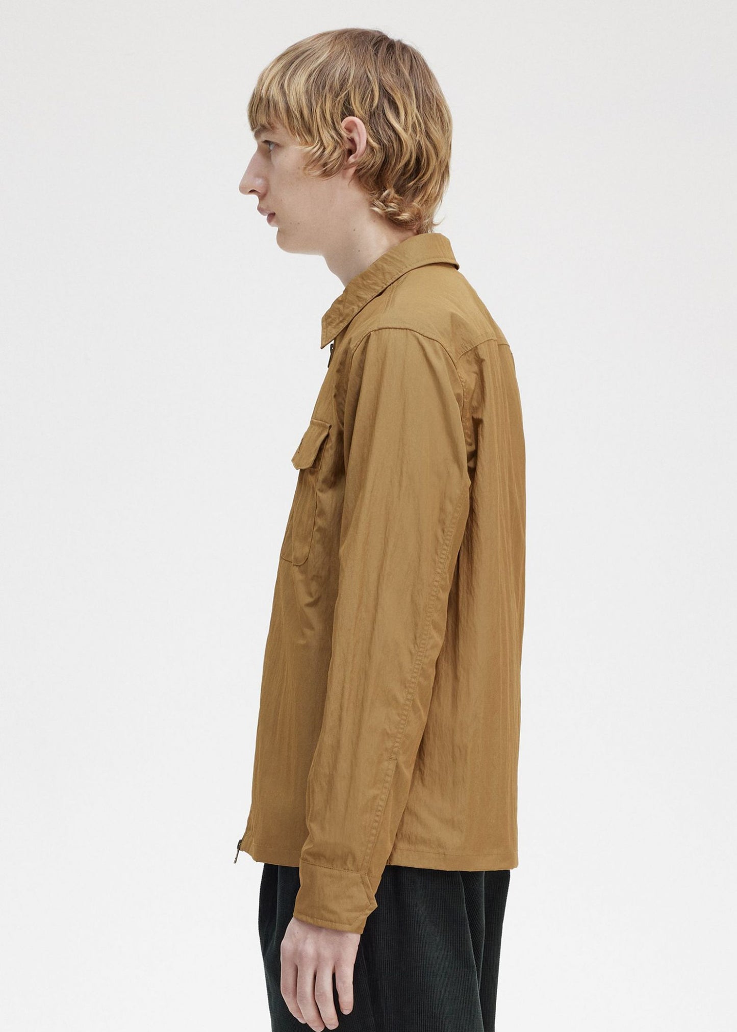 Fred Perry Overshirts  Zip overshirt - shaded stone 