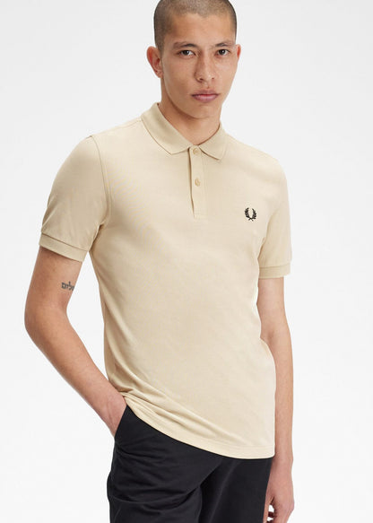 Fred Perry Polo's  Plain fred perry shirt - oatmeal black 