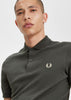 Fred Perry Polo's  Plain fred perry shirt - fieldgreen oatmeal 