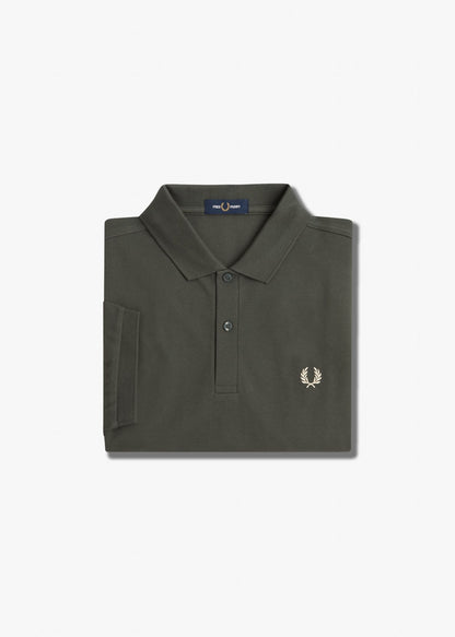 Fred Perry Polo's  Plain fred perry shirt - fieldgreen oatmeal 