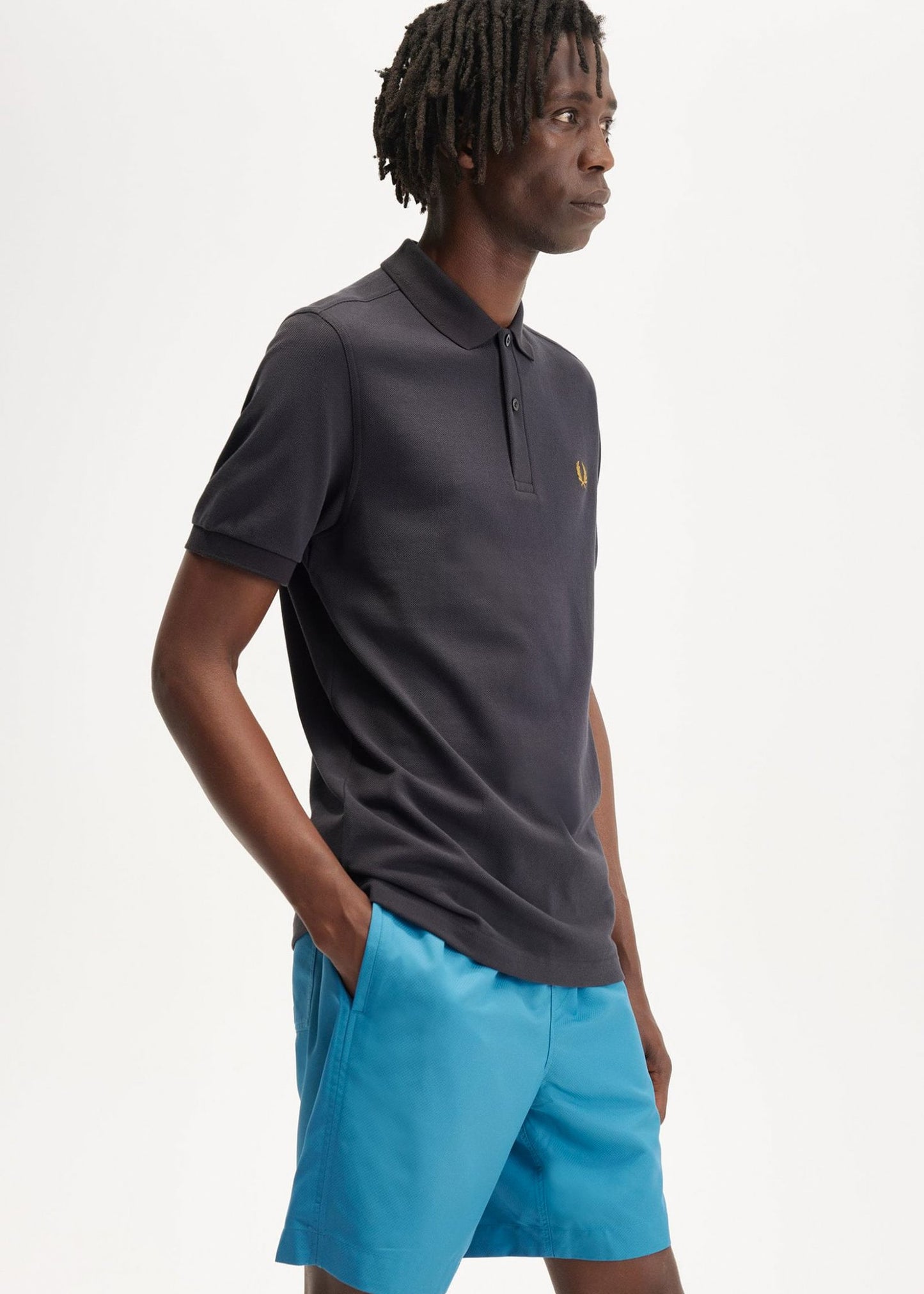 Fred Perry Polo's  Plain fred perry shirt - anchorgrey 