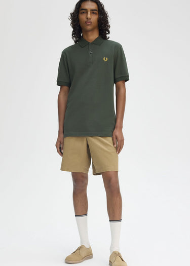 Fred Perry Polo's The fred perry polo shirt- court green honeycomb