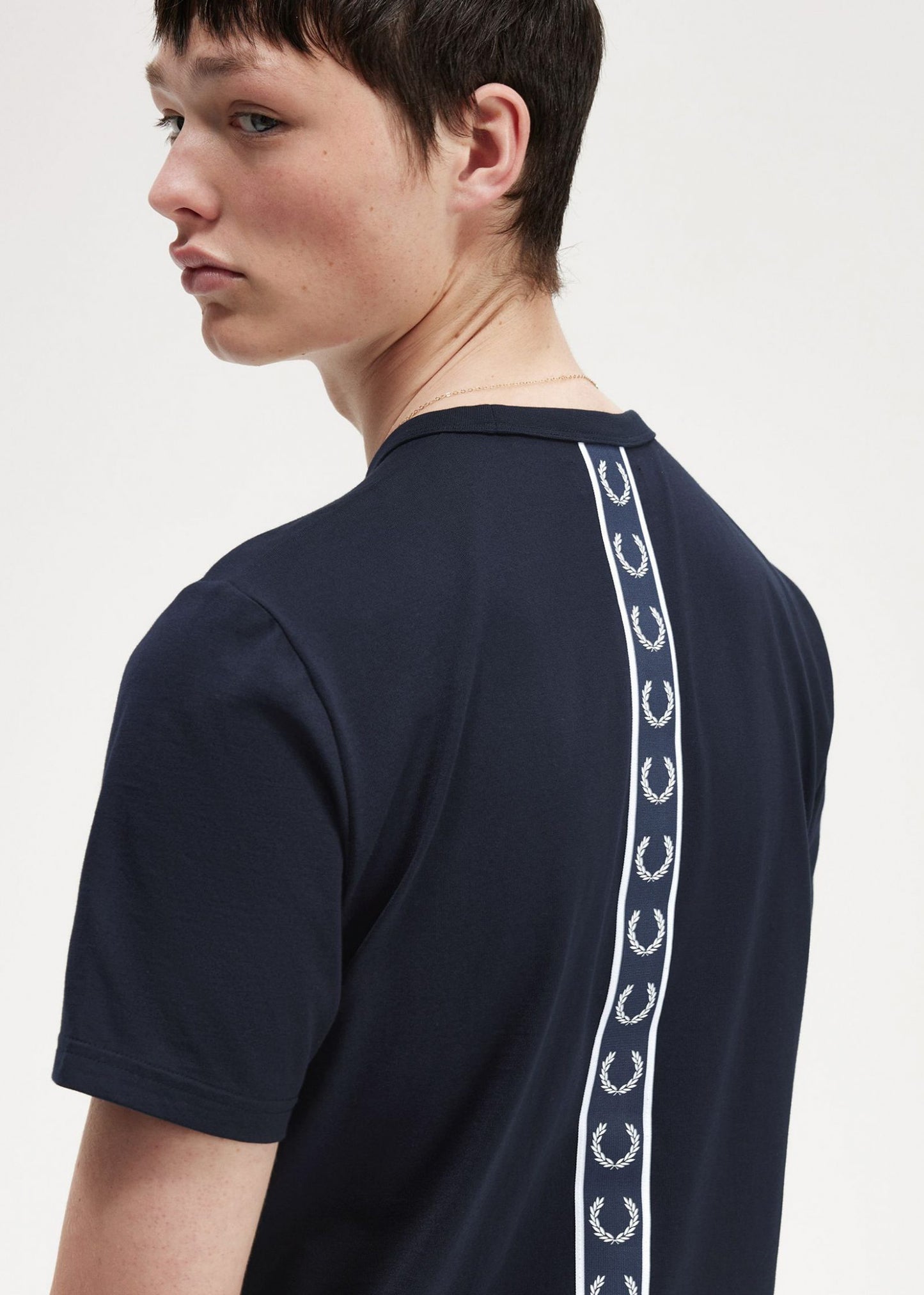 Fred Perry T-shirts  Tape detail t-shirt - navy 