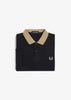 Fred Perry Polo's  Collar detail polo shirt - black 