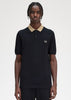 Fred Perry Polo's  Collar detail polo shirt - black 