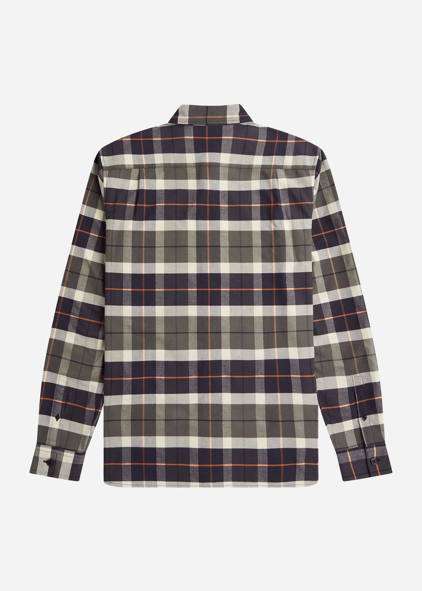 Fred Perry Overhemden  Brushed tartan shirt - field green 