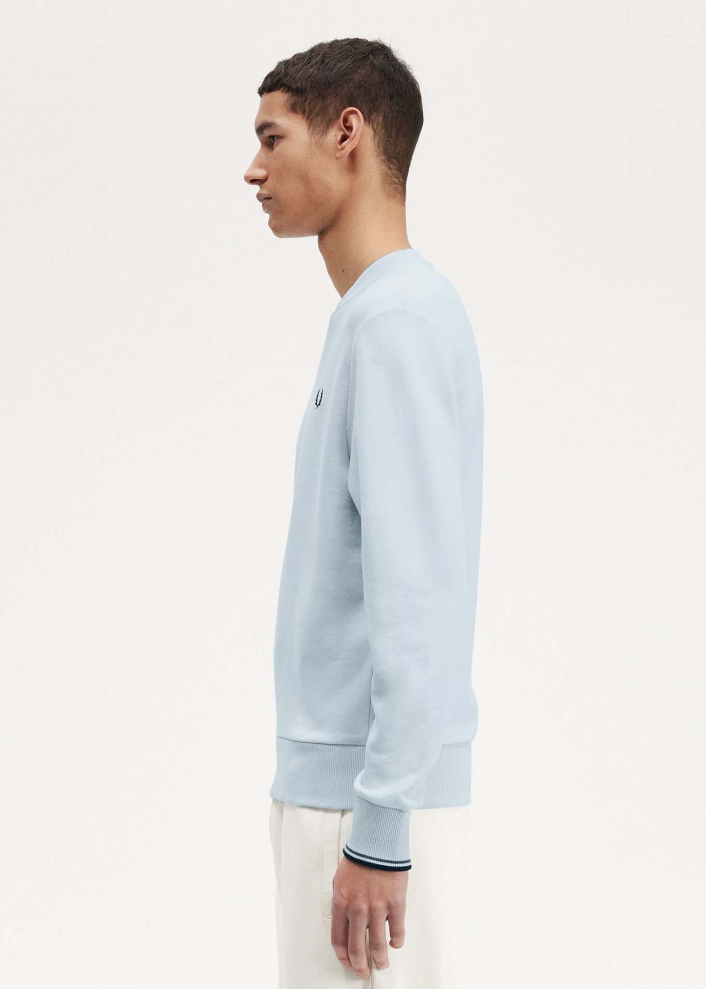 Fred Perry Truien  Crew neck sweatshirt - light ice 