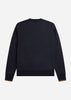 Fred Perry Truien  Crew neck sweatshirt - navy dark caramel 