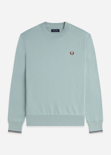 Fred Perry Truien Crew neck sweat-shirt - silver blue