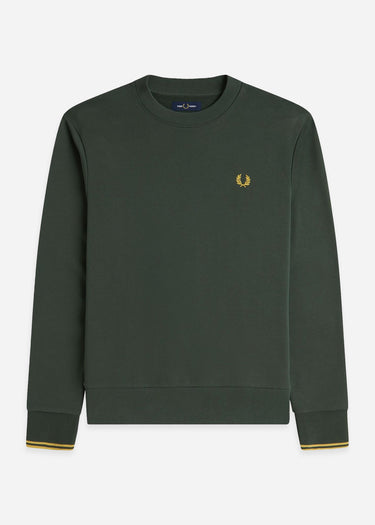 Fred Perry Truien Crew neck sweat-shirt - court green