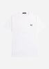 Fred Perry T-shirts  Rear powder laurel graphic tee - white 