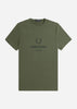 Fred Perry T-shirts  Fred perry graphic t-shirt - laurel wreath green 