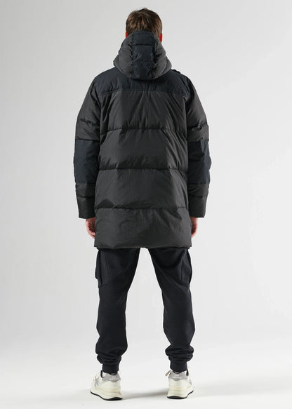 MA.Strum Jassen  Recoil down coat parka - black 