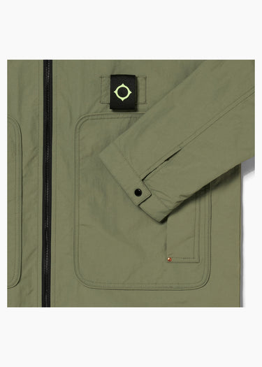 MA.Strum Jacken Velum runner jacket - brinze green