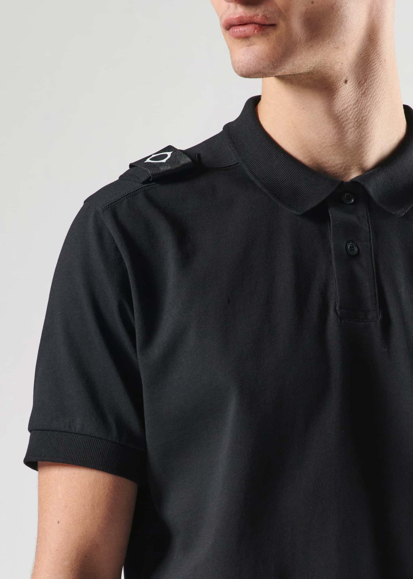 MA.Strum Polo's Ss jersey polo - black