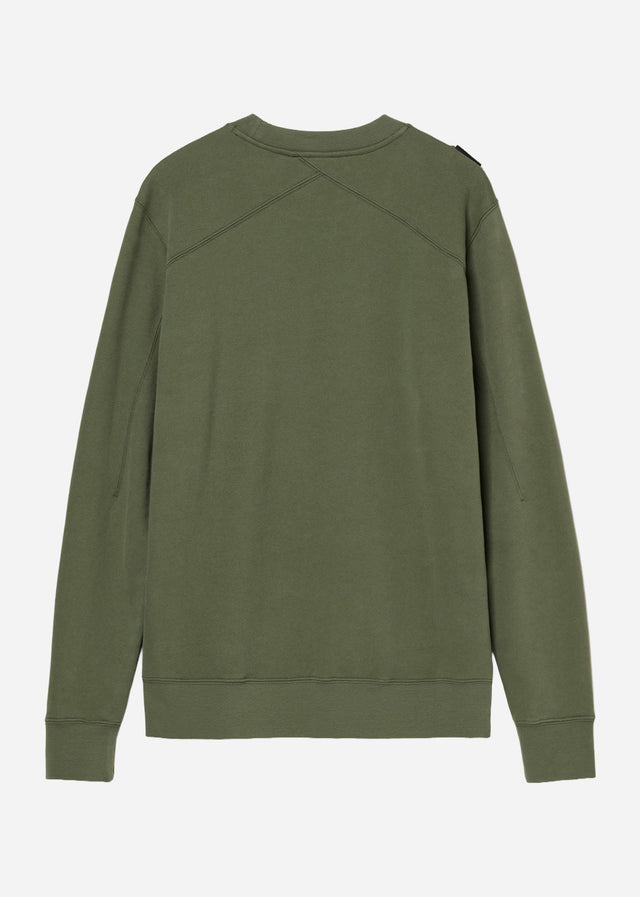 MA.Strum Pullover Mastrum crew sweat - bronze green