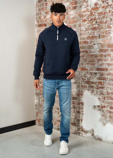Marshall Artist Truien Foundation quarter zip - navy