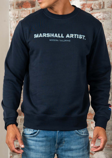 Marshall Artist Truien Resurrection crewneck - navy