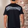 Napapijri T-shirts Back graphic t-shirt - black beauty