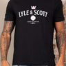 Lyle & Scott T-shirts Cheers to tradition graphic t-shirt - jet black