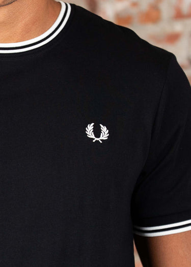 Fred Perry T-shirts Twin tipped t-shirt - black