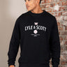Lyle & Scott Truien Cheers to tradition graphic crew neck - jet black